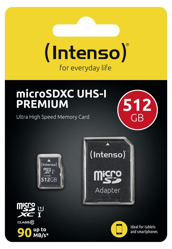 Intenso Premium - Flash paměťová karta (včetně adaptéru Obrázek produktu 