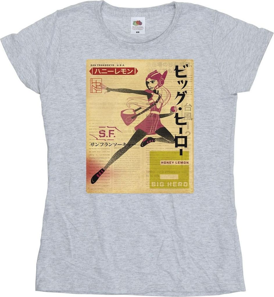 Disney - "Big Hero 6" T-Shirt für Damen BI13109 (L) (Grau)