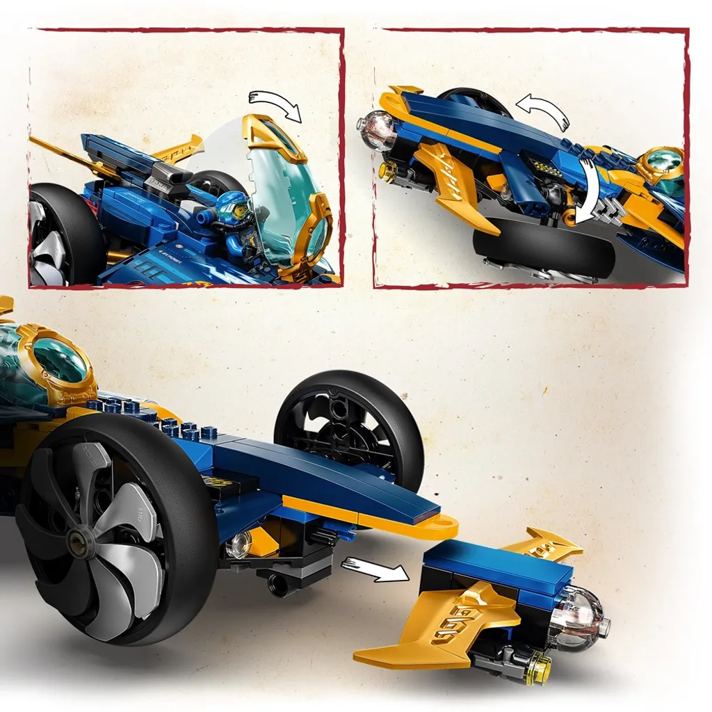 Speeder Sous-Marin Ninja 71752 LEGO avec 4 Figurines et Drone - 33