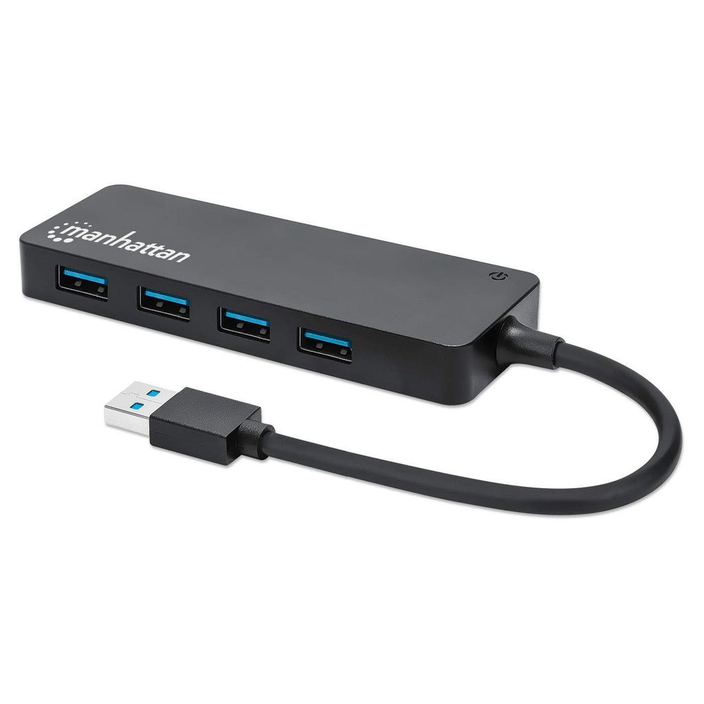 MANHATTAN 4-Port USB 3.2 Gen 1 Hub USB-A St./ 4x A-Buchse Produktbild 