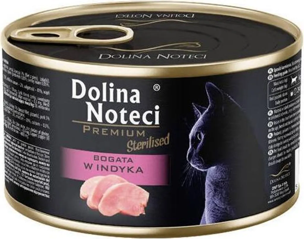 Pâtée pour chat stérilisé riche en dinde DNP format 185 g équilibré
