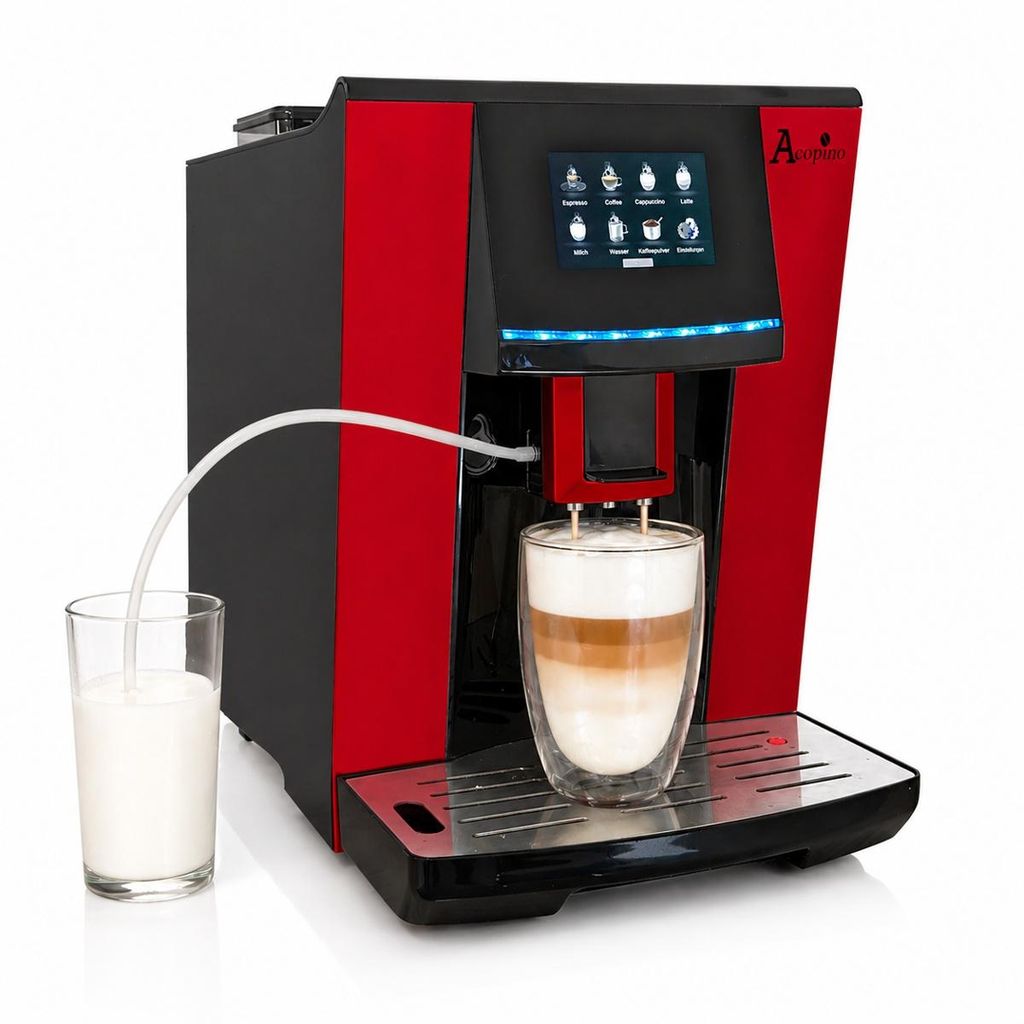 Acopino Vittoria RED Kaffeevollautomat – rote Produktbild 