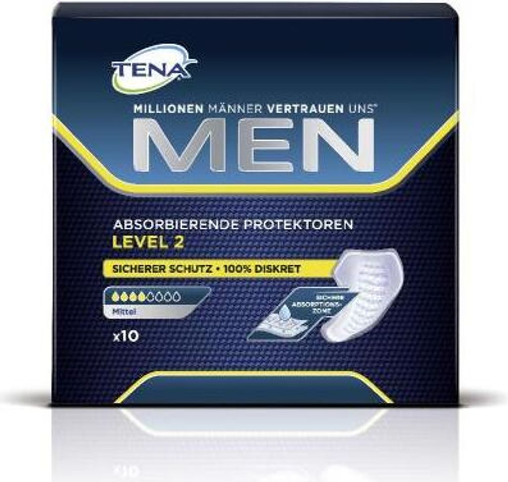 TENA 750878 TENA Slipeinlagen MEN ACTIVE FIT LEVEL 2, 10 Obrázek produktu 