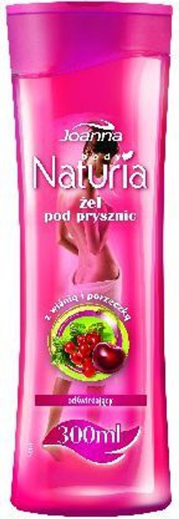 JOANNA Naturia Erfrischendes Duschgel Kirsche & Rote Johannisbeere 300ml