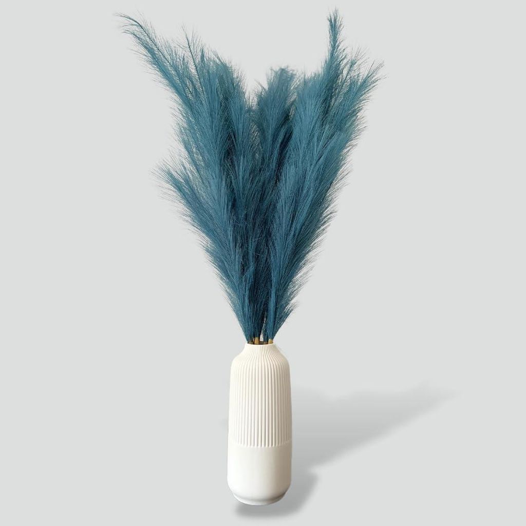LAYBA Künstliches Pampasgras 3er-Set Blau 100 cm, 18 Produktbild 