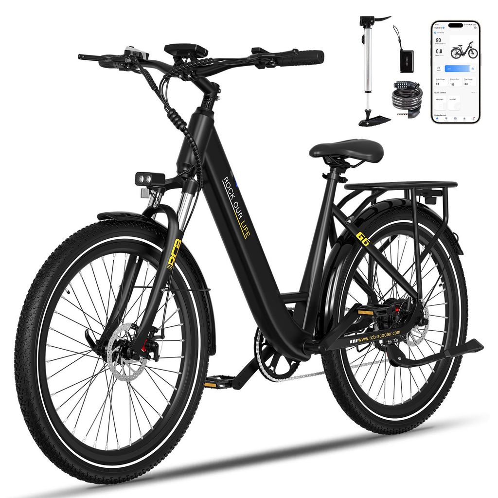 RCB G6 27,5 Zoll E-Bike, City Elektrofahrrad & E-Hollandrad Produktbild 