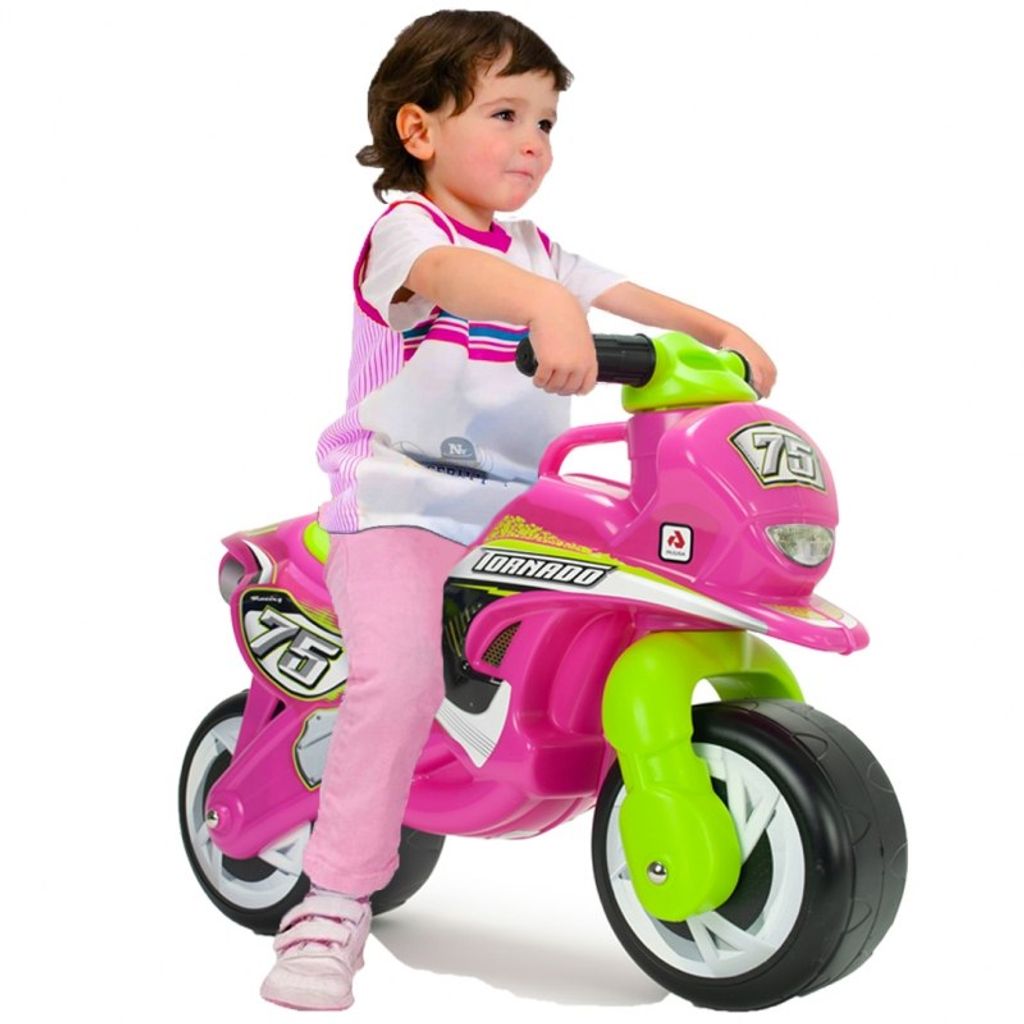 INJUSA Růžová běžecká motorka Jezdec Thundra Obrázek produktu 
