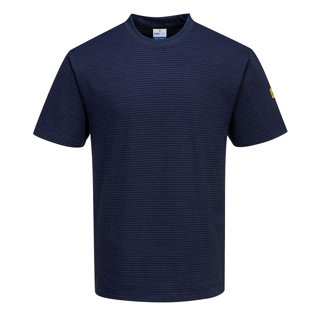 Portwest AS20 ANTISTATISCHES ESD T-Shirt Navy Gr. XL