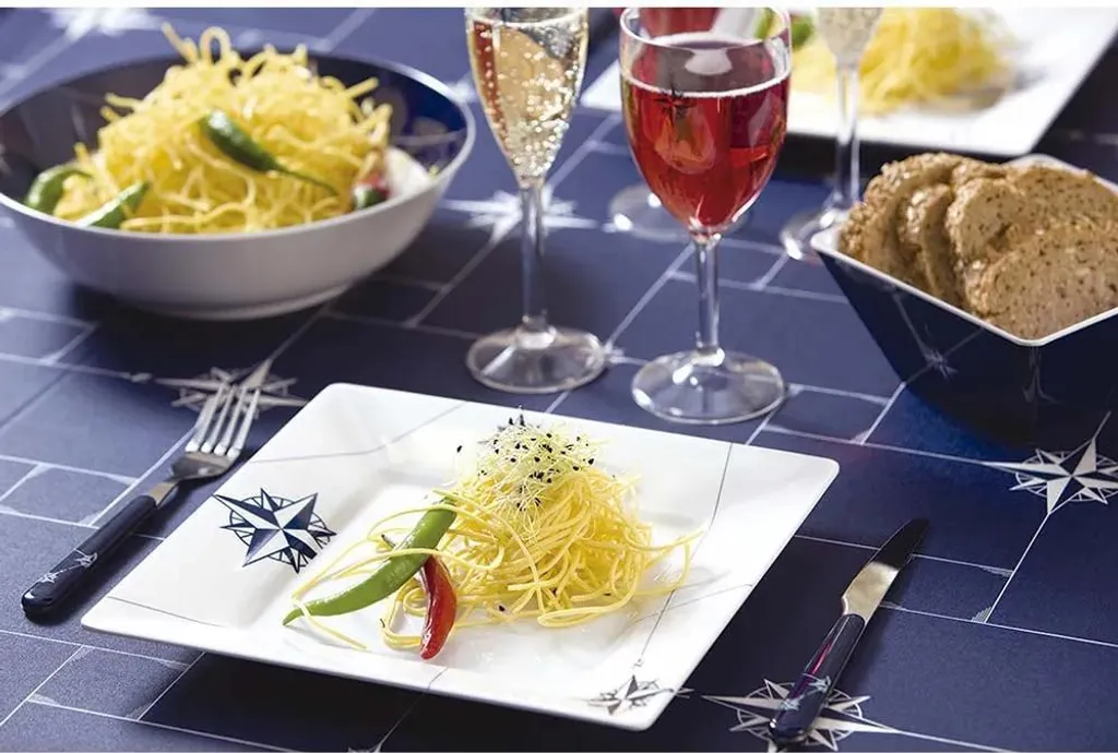 Nappe de Table Plastifiée Northwind Petite pour Cuisine et Balcon