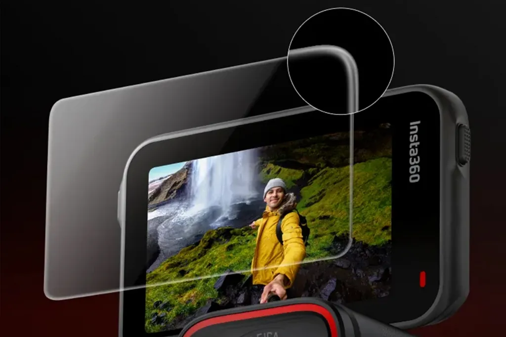 Vetro Protezione Insta360 Ace Pro - Trasparenza Cristallina e Resistenza - 6