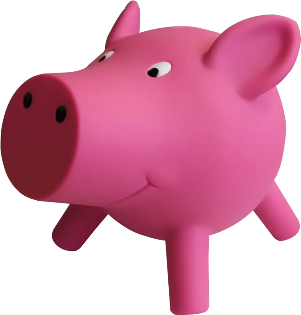 Tirelire Cochon Bullyland 16 cm Incassable - Figurine Peinte à la Main Rose