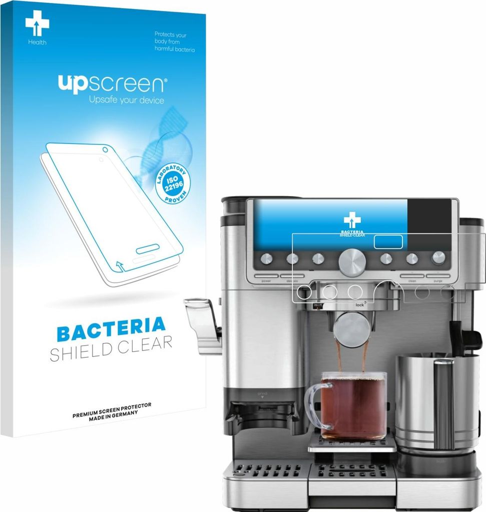 upscreen Schutzfolie für Ninja Luxe Cafe Pro ES701EU Displayschutz Displayschutzfolie Folie Klar antibakteriell