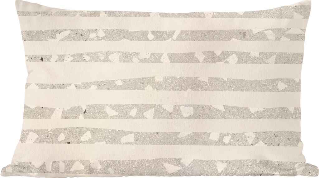 MuchoWow Zierkissen Sofakissen Wohnzimmer Dekokissen 50x30 cm Terrazzo - Terrasse - Pastell - Wohnzimmerdekoration - Polster mit Photo