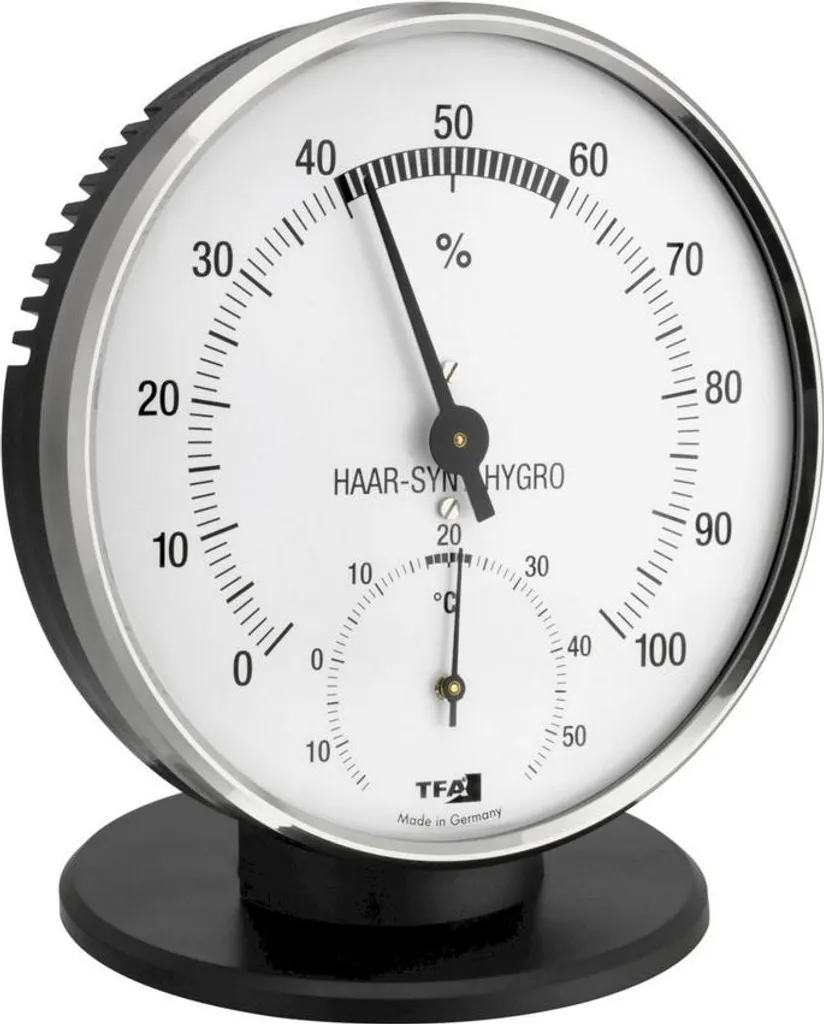 Thermo-hygromètre analogique pour cave et salon, suivi humidité air