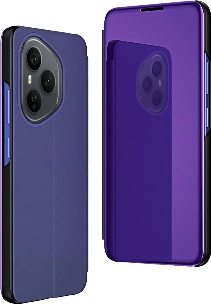 Custodia per HONOR 400 Pro - Cover libro Phonesta Smart View Mirror - Indigo