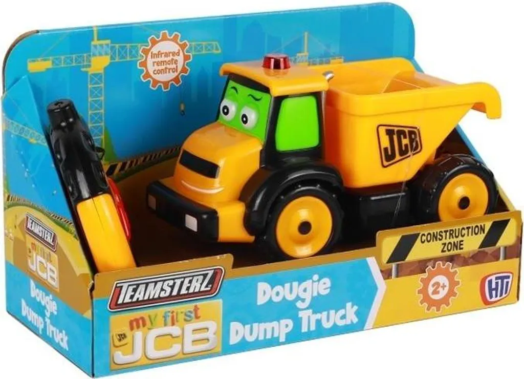 Jouet de chantier JCB : Camion benne télécommandé pour enfant Teamsterz