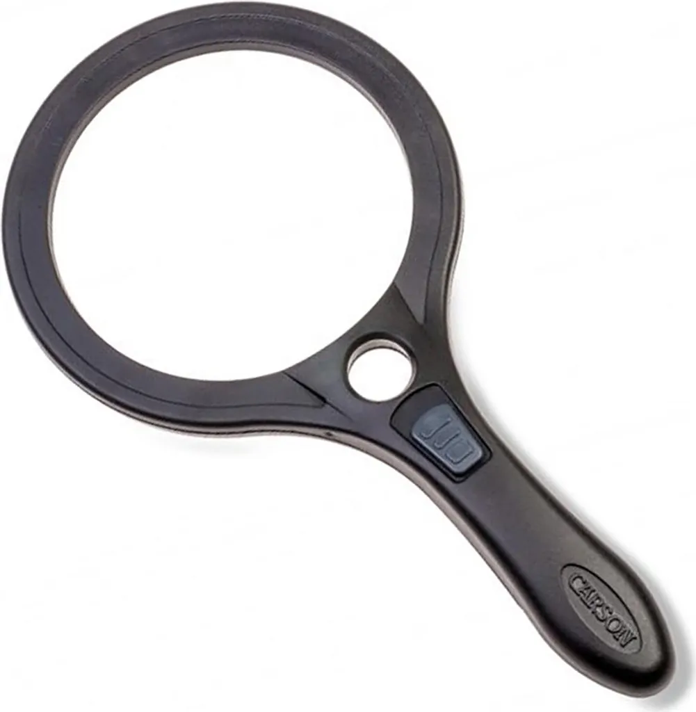 Loupe de Lecture Grand Format Carson AS-95 2x110 mm avec Lumière LED