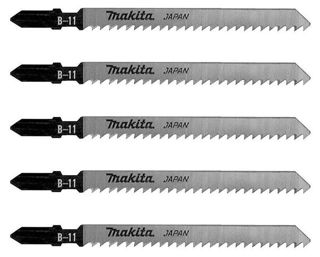 Lot de 5 lames MAKITA A-85634 pour scie sauteuse (bois, Image du produit 