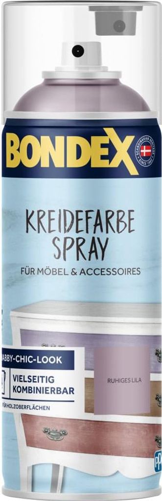 Bondex Kreidefarbe Spray 400 ml ruhiges lila