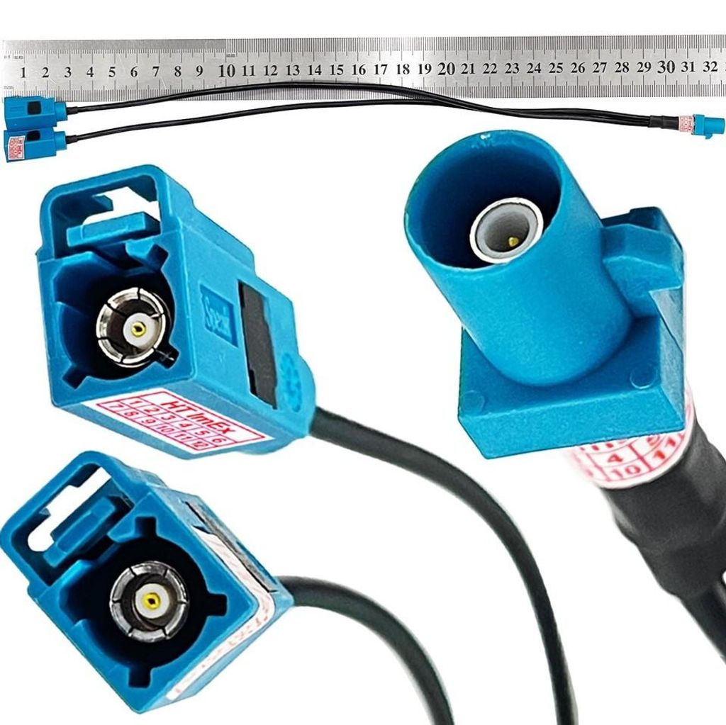 GPS Auto Splitter Verteiler Antenne kabel Fakra (Stecker)- Doppel Fakra (Buchse)