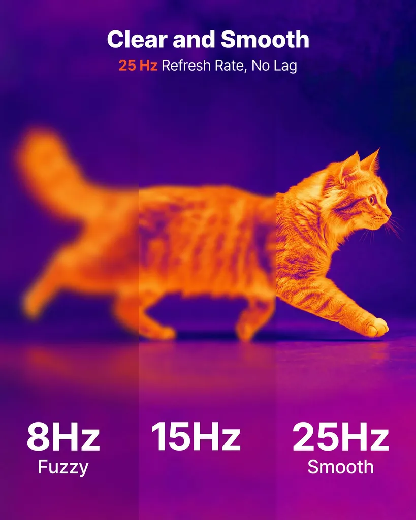 Caméra thermique VEVOR pour Android USB-C IR 160x120 Haute Résolution - 7