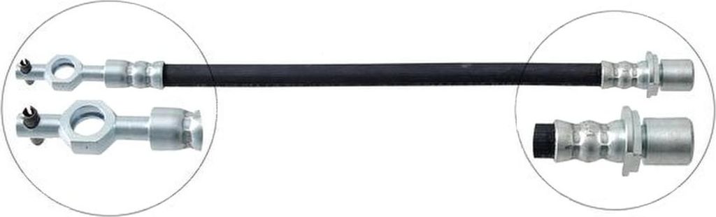Bremsschlauch 288 mm INN M10x1.0 BANJO 10.0 mm A.B.S. für u.a. TOYOTA LITEACE