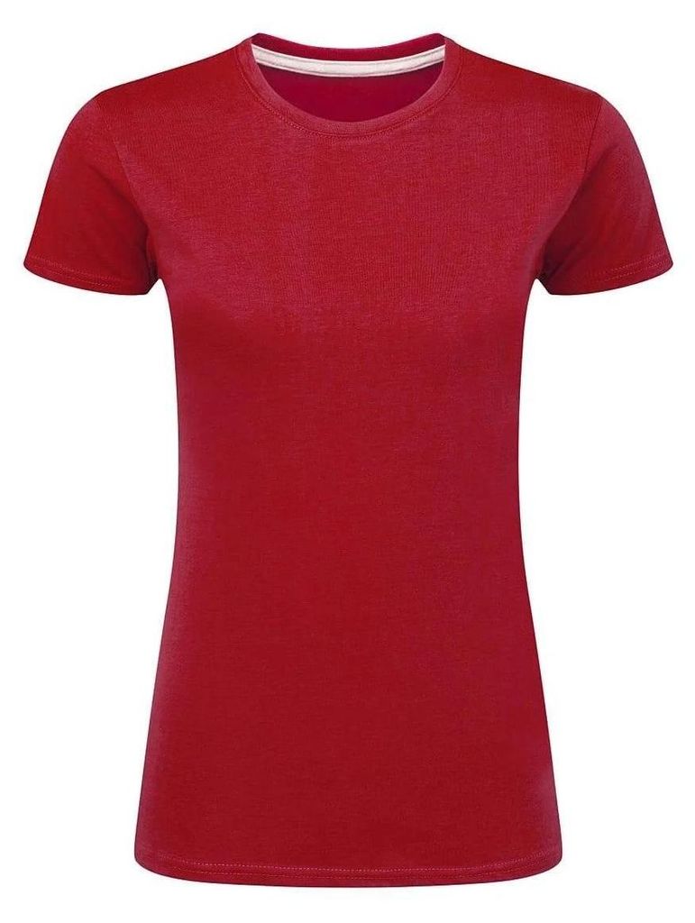 SG Damen T-Shirt Perfect Print FK781 (XS) (Rot)