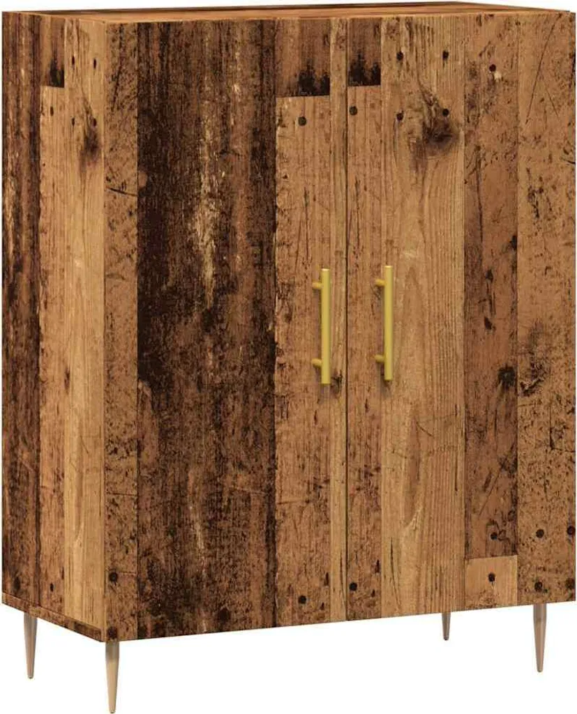 Mobiletto SYFAX™ Legno Antico 90cm | Design Industriale e Funzionale