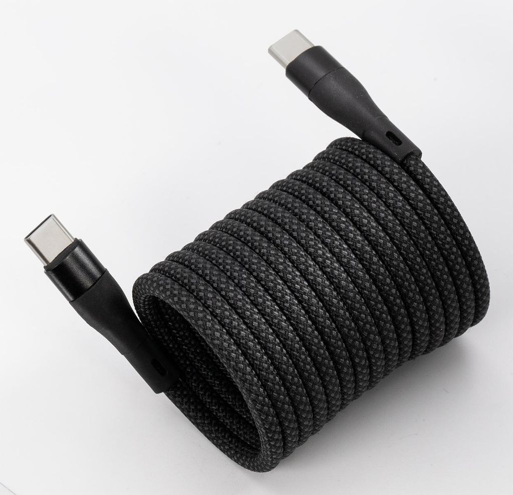 1m Lade- Daten- Magnetkabel USB Typ C mit E-Marker Chip QC3 100W bis 480Mbps