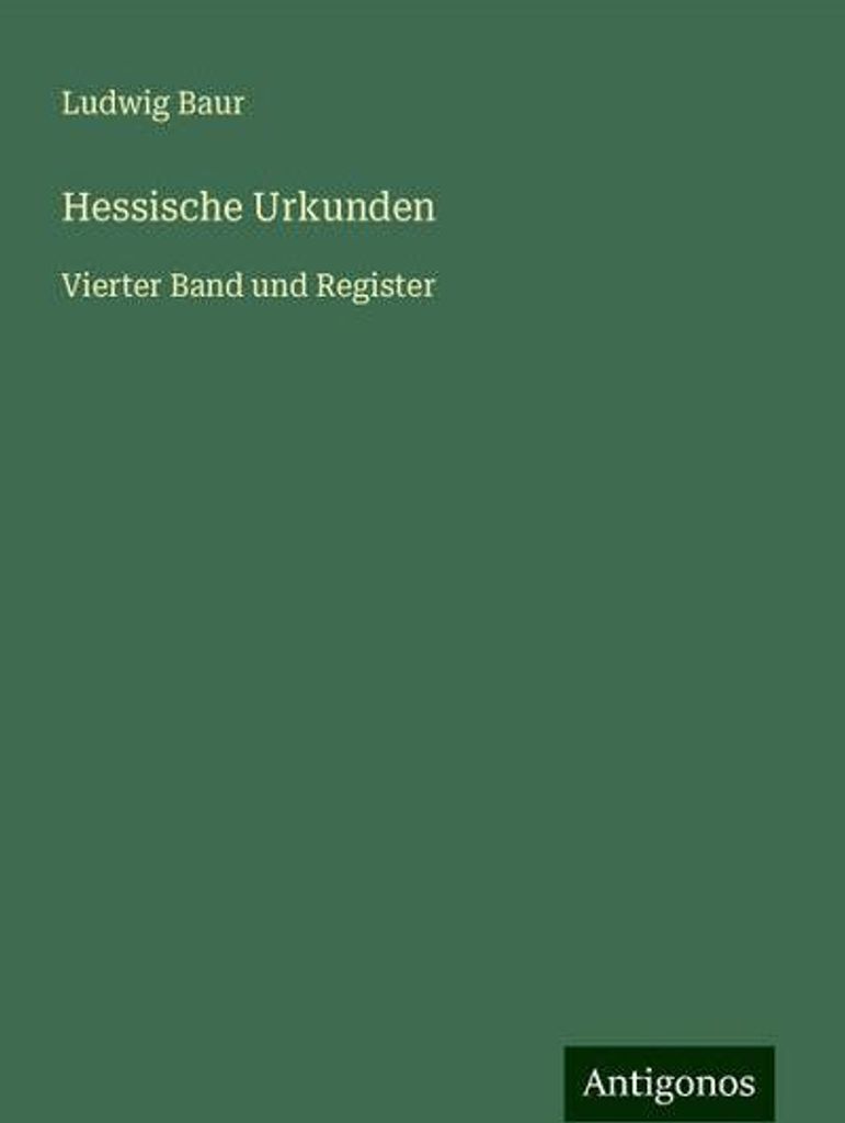 Hessische Urkunden