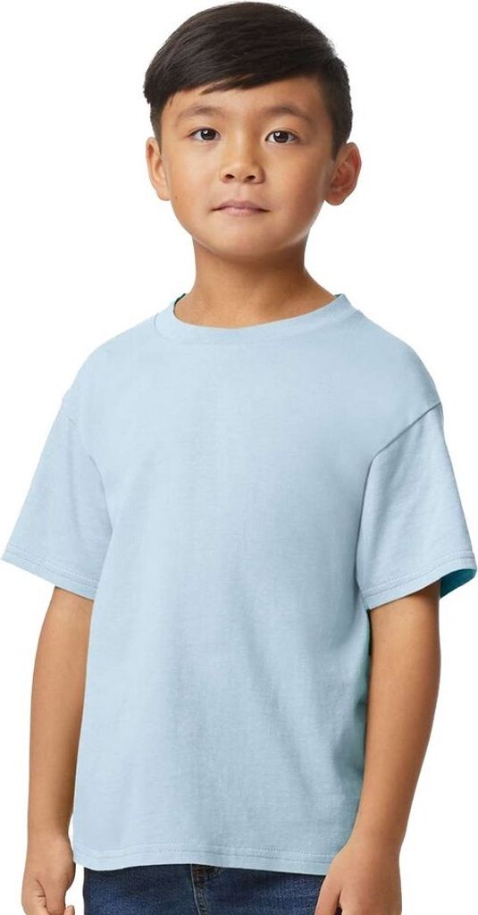 Gildan - T-Shirt Weiche Haptik für Kinder BC5620 (M) (Hellblau)