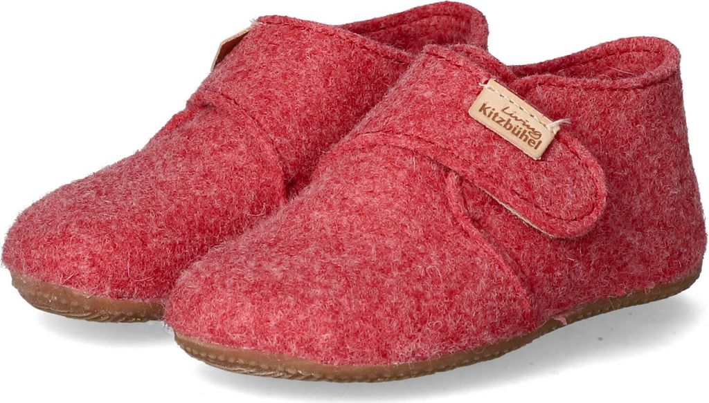 Living Kitzbühel Babyklettschuh Filz unifarben Astro Dust Größe EU 20