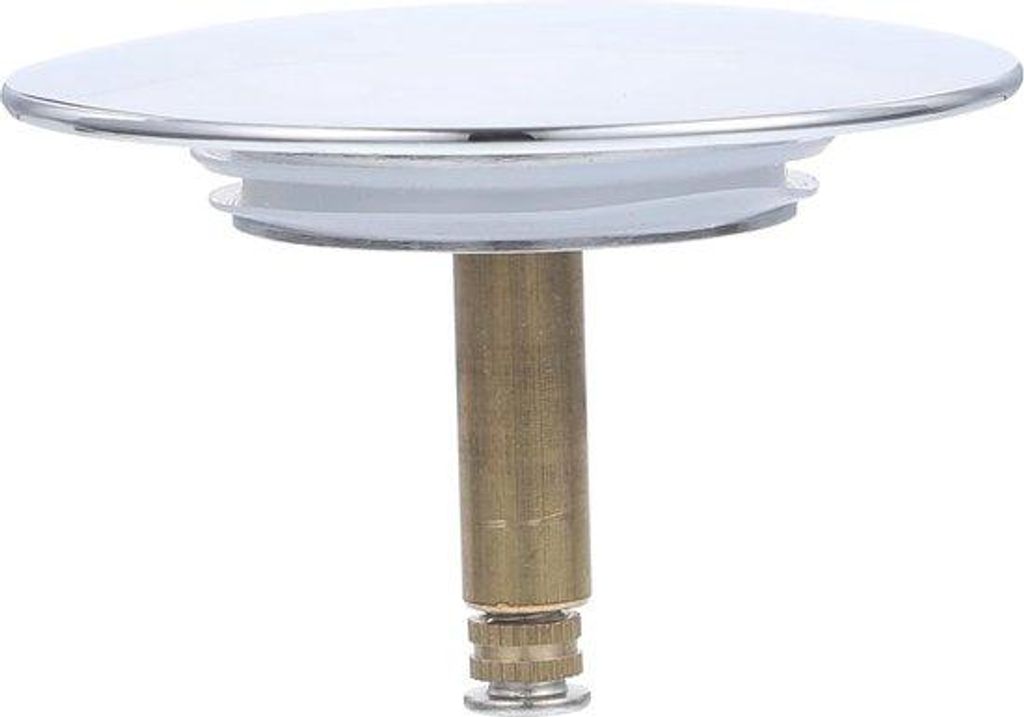 Universaler Doppelklemm-Badstop - Verstelbarer Badabflussstop - 70 mm Kupferlegierung - Badkammer-Filter