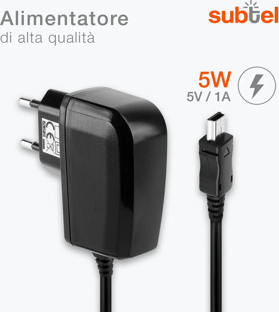 Cavo Di Alimentazione USB 5V Per Videocamera Sanyo VPC-GH1, Lunghezza 2 Metri, Ricaricabile Da Power Bank O PC