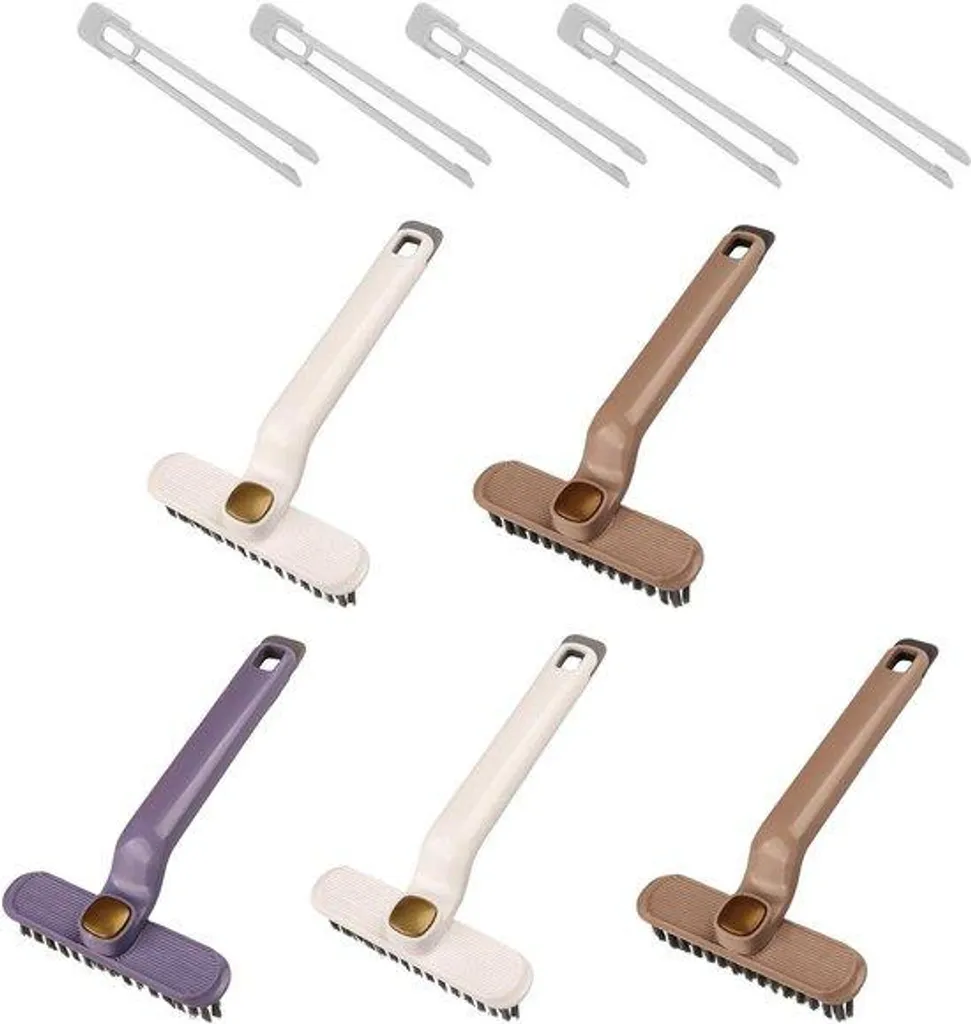 Dites adieu aux taches tenaces : brosse rotative 360° - Set de 6 brosses