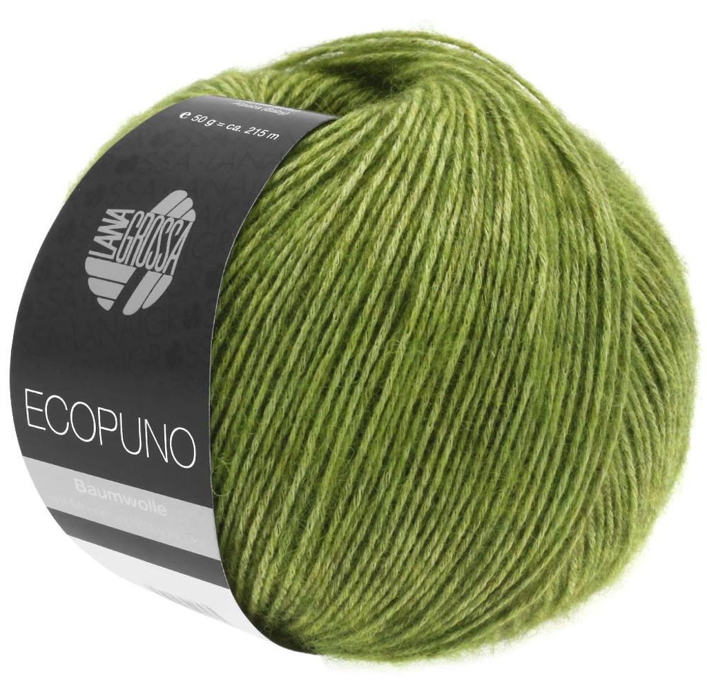 Lana Grossa - Ecopuno 0002 apfelgrün Produktbild 
