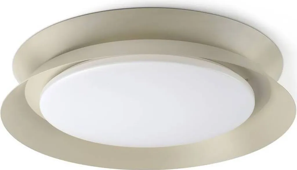 Luminaire plafonnier gris TENDER 20092 en métal mat de haute qualité