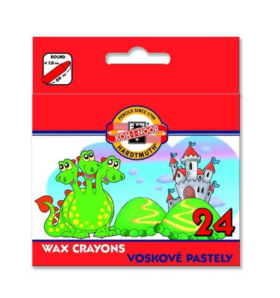 Koh-i-noor voskovky WAX CRAYON 24ks Obrázok produktu 