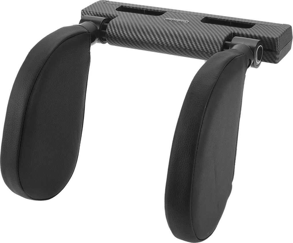 Auto Kopfstützenkissen Ergonomisches Bequemes Nackenkissen Nackenstützkissen ABS, Memory Foam, Kunstleder Verstellbare Breite Carbon Fiber Schwar...