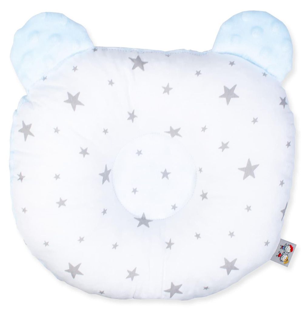 Kopfstützkissen Stella - 30 cm x 25 cm - Blau | by SEVIRA KIDS