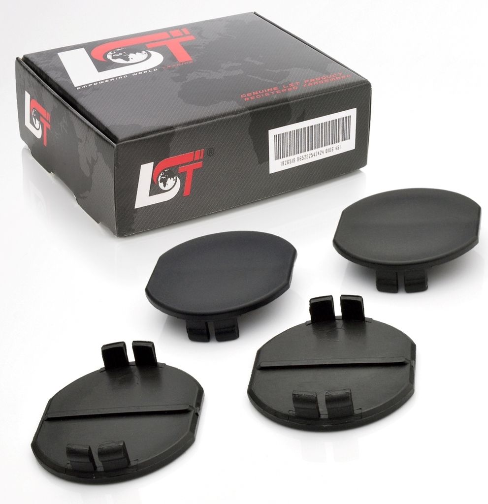 4x MOTOR VERSCHLUSSKAPPE DECKEL ABDECKUNG FÜR VW POLO 6KV2 6KV5 - 37x40 mm
