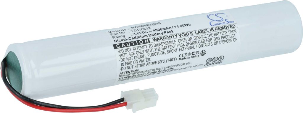vhbw Akku kompatibel mit Schneider Everlux Ferro, EVX Ferro, A-AMB-E OVA58321, A-AMB OVA58320 Fluchtweg, Notfallbeleuchtung (4000 mAh, 3,6 V, NiCd)