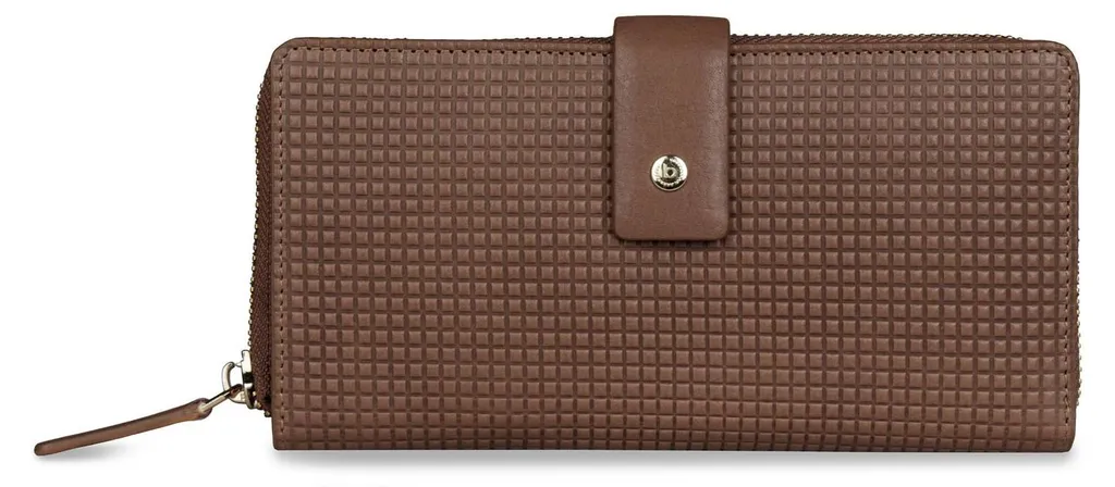 bugatti Noemi Porte-monnaie Long Zip pour Femme en Cognac élégant