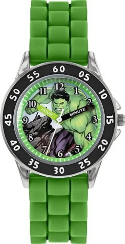 Montre Time Teacher Avengers Hulk pour ne plus confondre les heures