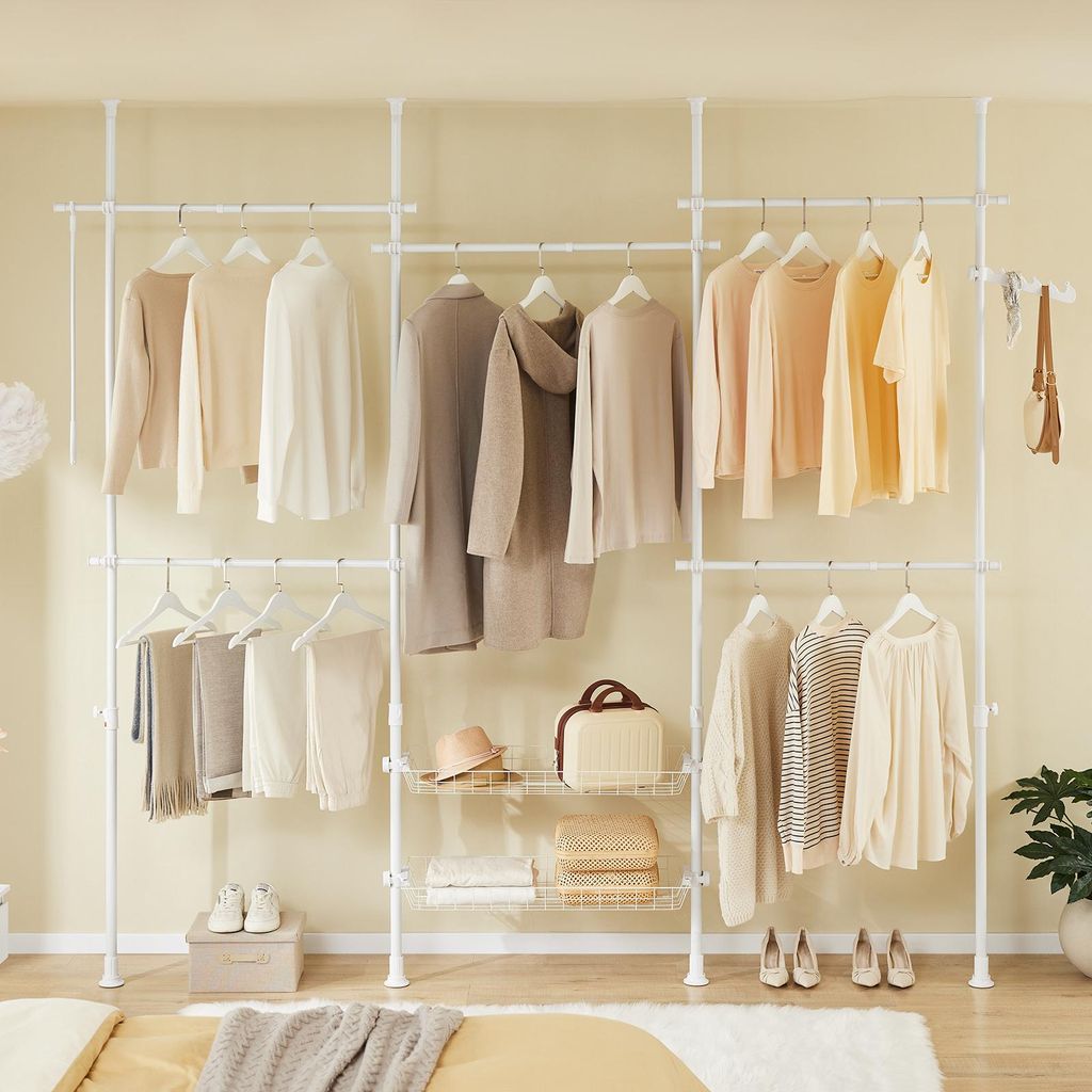 OROLAY Appendiabiti Attaccapanni Porta Abiti Altezza Regolabile Stand - Foto 3