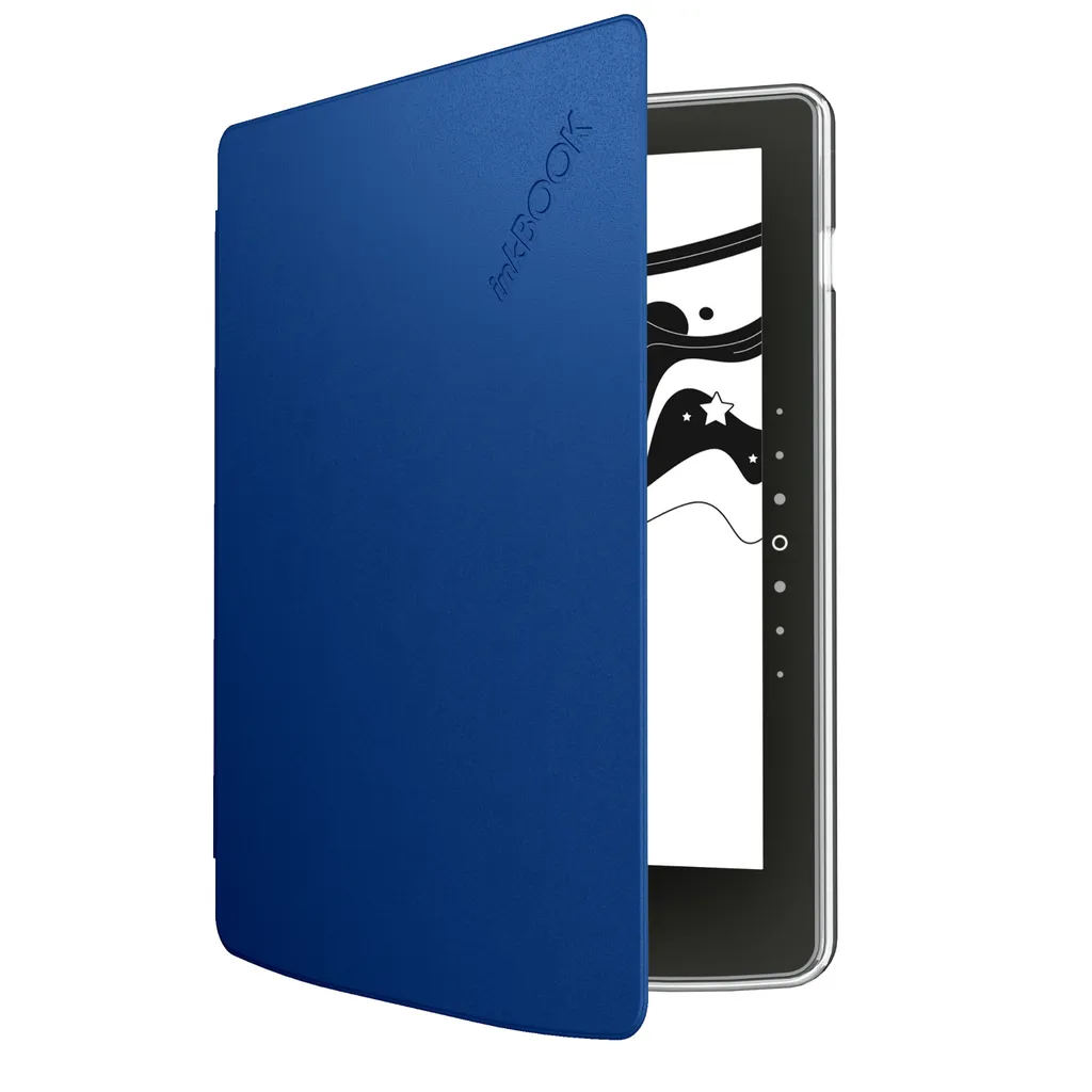Étui pour liseuse InkBook DUO bleu indigo - Idéal pour lire en voyage