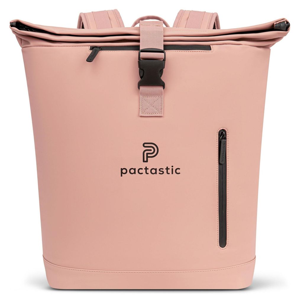 Pactastic Tagesrucksack Rucksack mit Laptopfach Urban Collection Rolltop Backpack 45 cm 24L Rose rosa