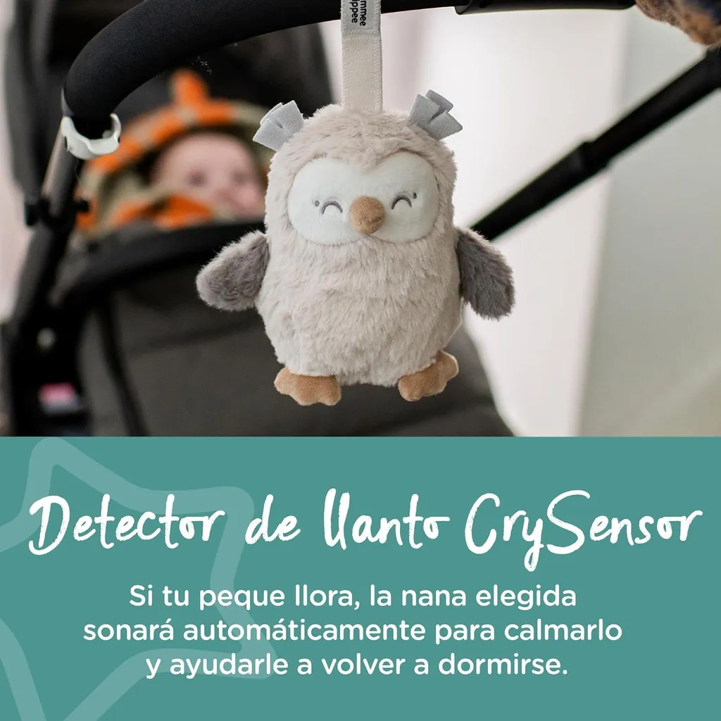 Mini OllieOwl Tommee Tippee : Veilleuse Sonore Nomade Rechargeable
