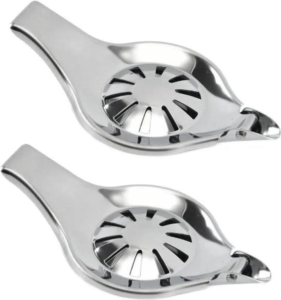 Deux presse-agrumes manuels en inox pour citron vert et orange frais