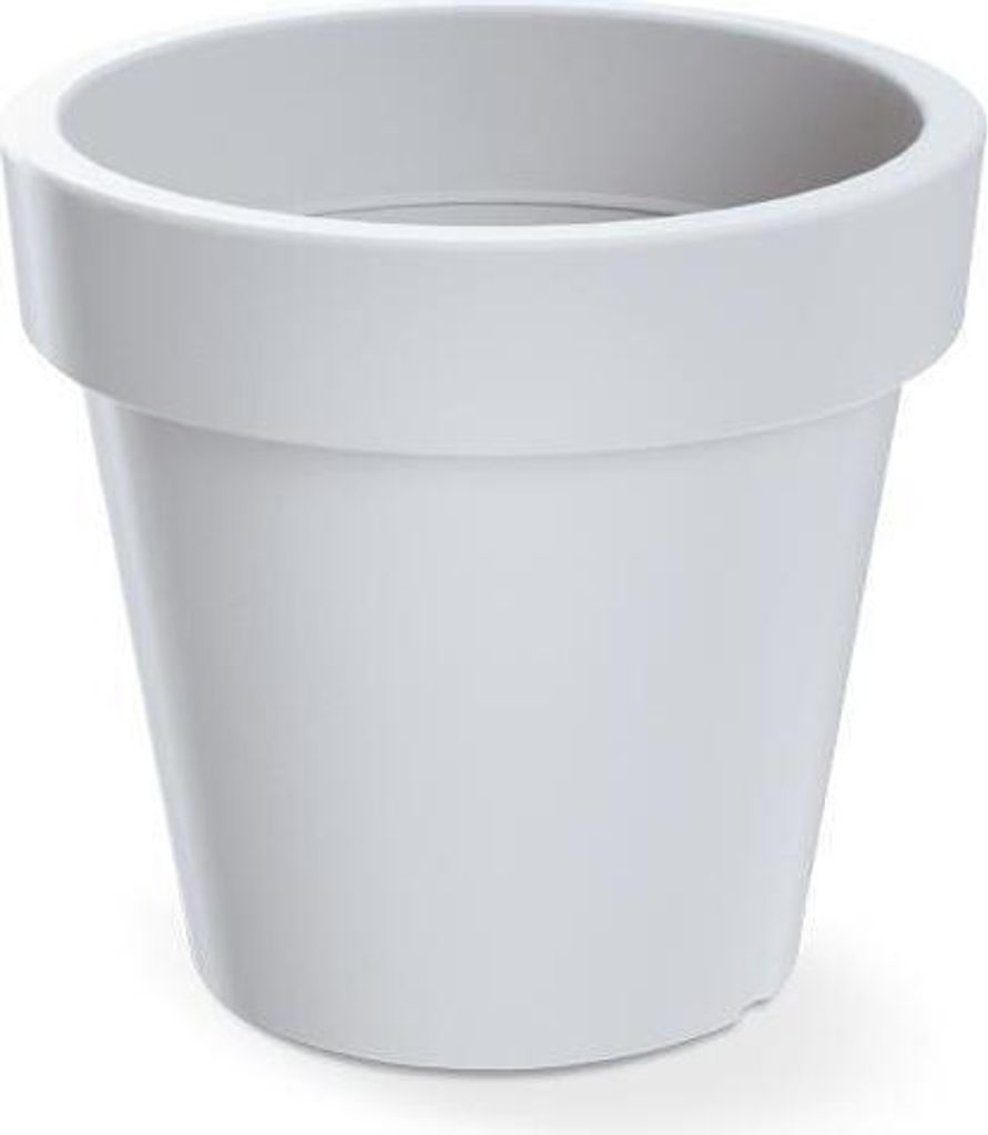 Prosperplast Lofly Blumentopf, Weiß, Kunststoff, 40 cm Produktbild